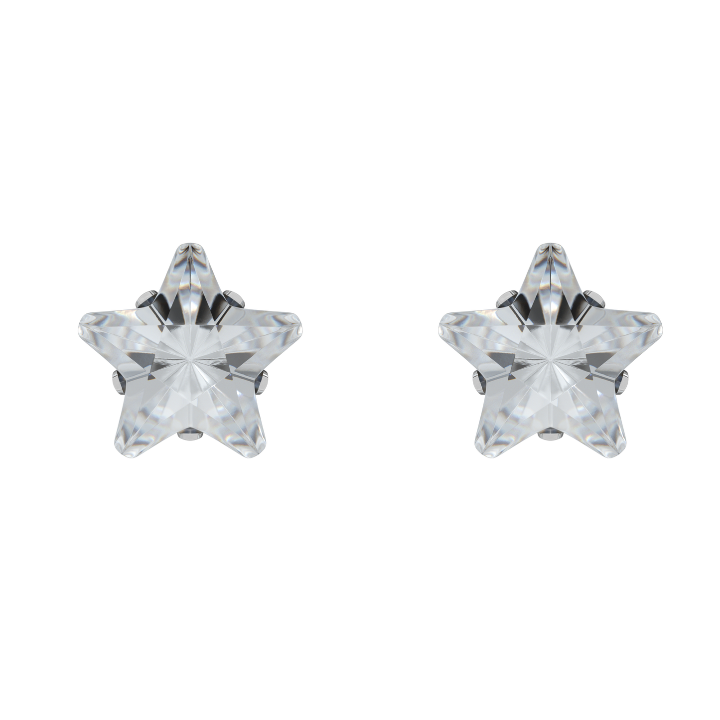 Sensitive by STUDEX® Cubic Zirconia Star Cut -Black Box