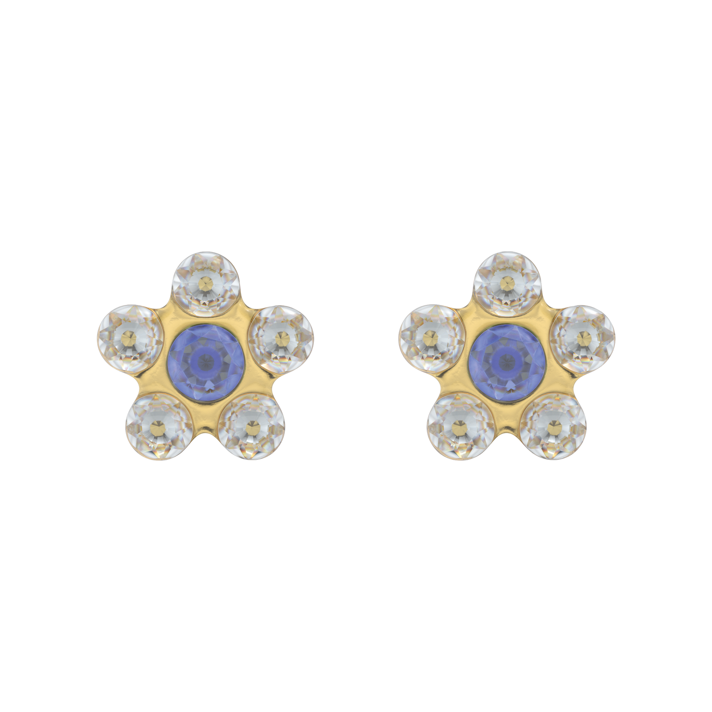 Sensitive by STUDEX® Daisy Crystal & Sapphire -Black Box