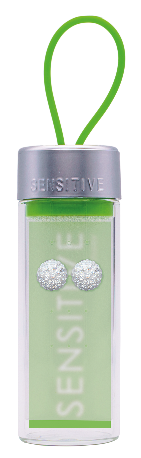 Sensitive by STUDEX® Fireball Crycstal Tube Cube