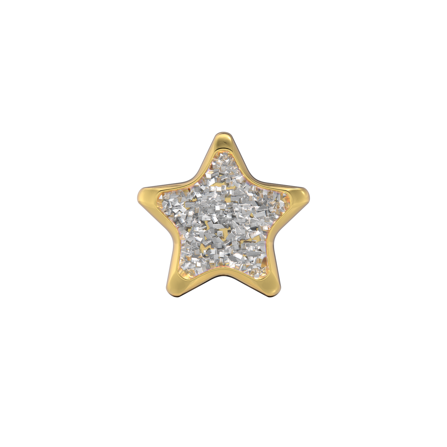 Sensitive by STUDEX®  Glitter White Star Tube Cube